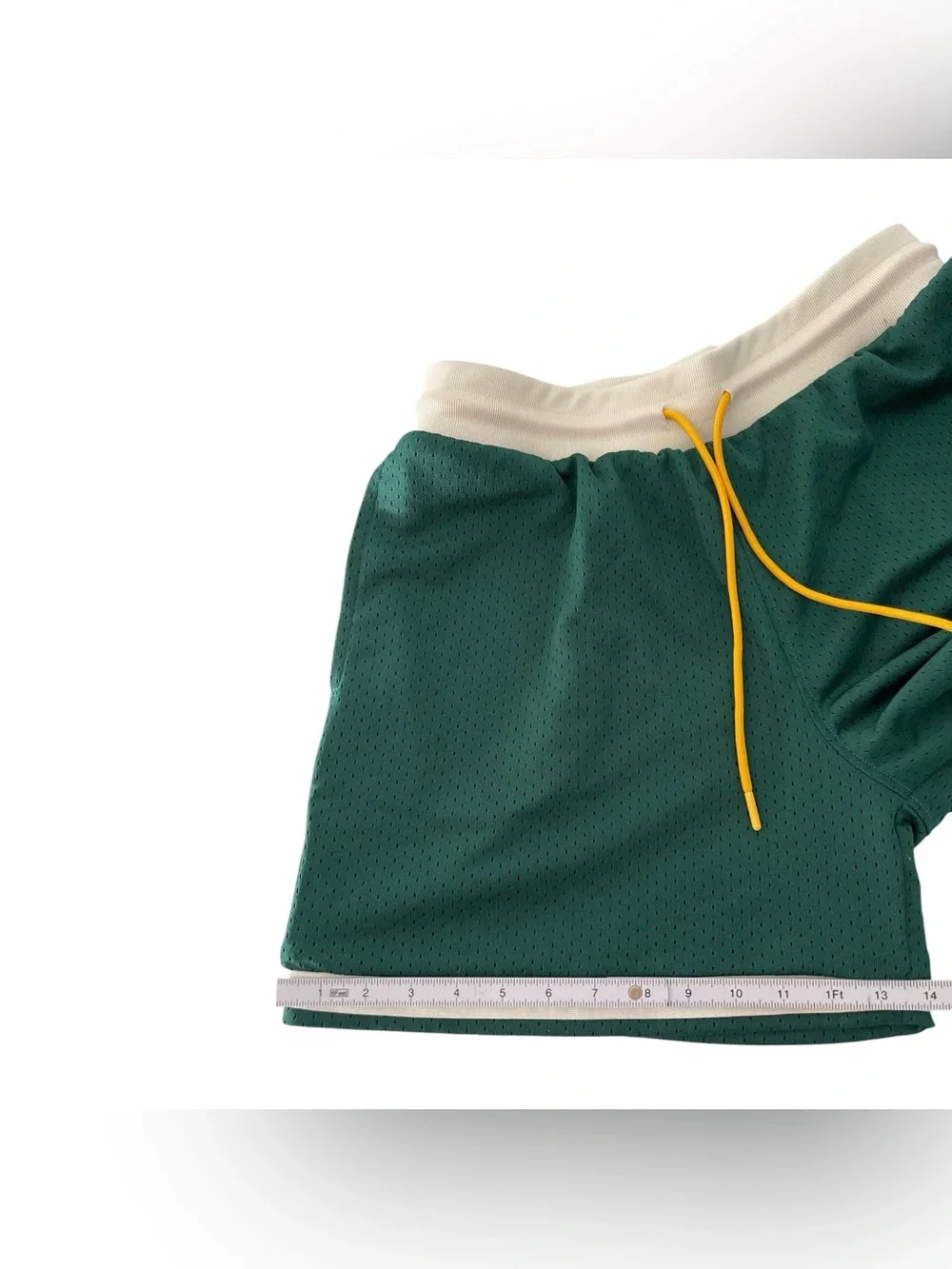 Adidas Originals OG Men’s Small Green Mesh Basketball Shorts Trefoil Retro